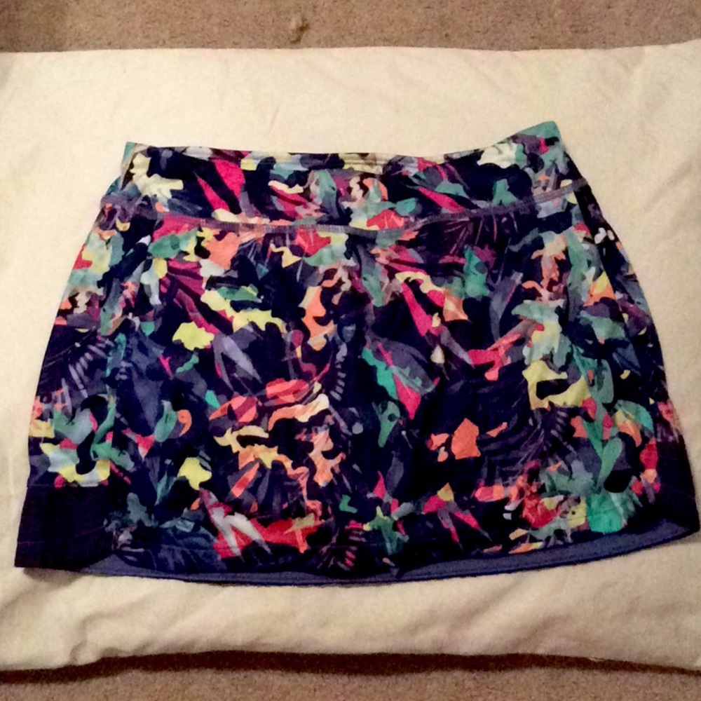 purple skort
